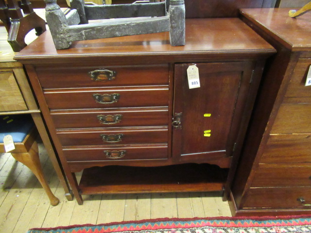 MAHOGANY MUSIC CABINET Image