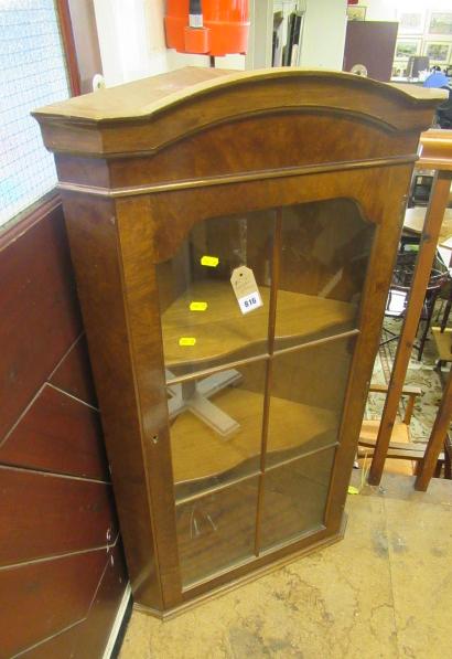 WALNUT CORNER CUPBOARD Image