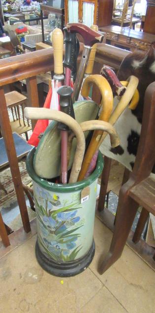 CERAMIC STICK STAND WITH STICKS ETC Image