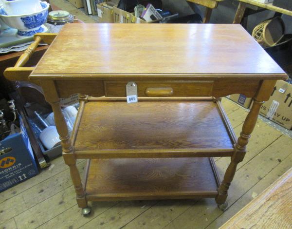 TEA TROLLEY WITH DRAWER Image