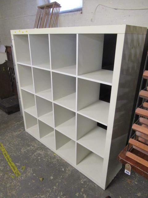 LARGE WHITE SHELVING UNIT Image