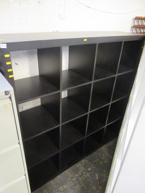 LARGE BLACK SHELVING UNIT Image
