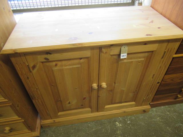 PINE TWO DOOR FLOOR STANDING CABINET Image