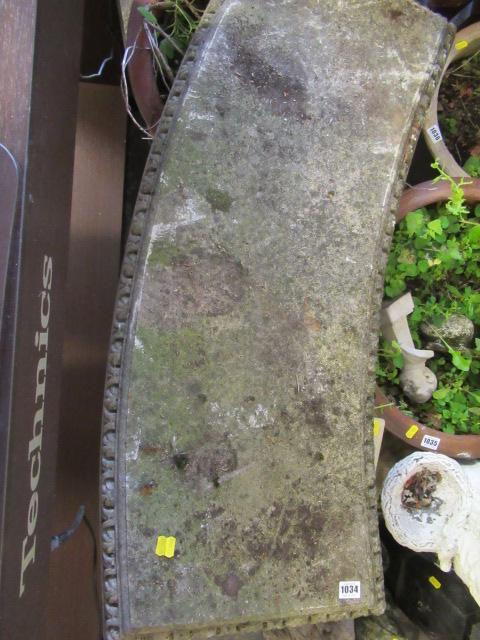 CURVED COMPOSITE GARDEN SEAT Image