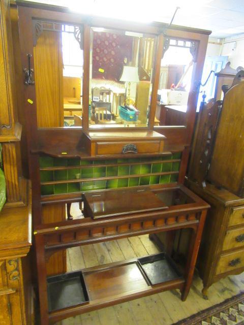 MAHOGANY HALL STAND Image