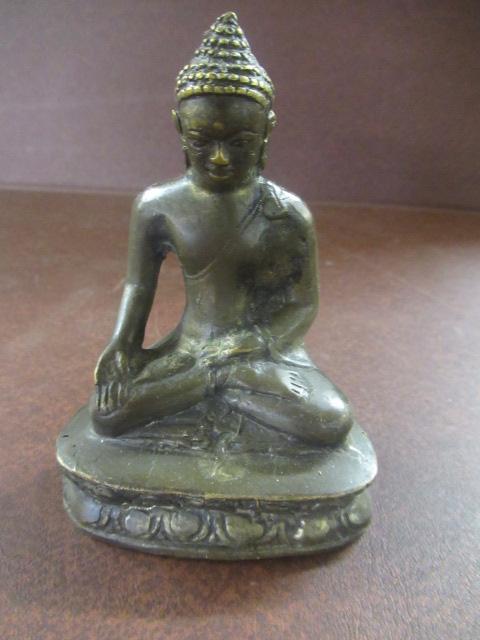 SMALL METAL BUDDHA Image