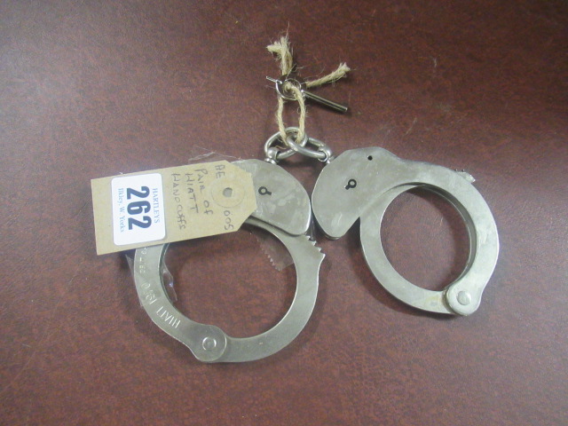 PAIR OF HIATT HANDCUFFS Image