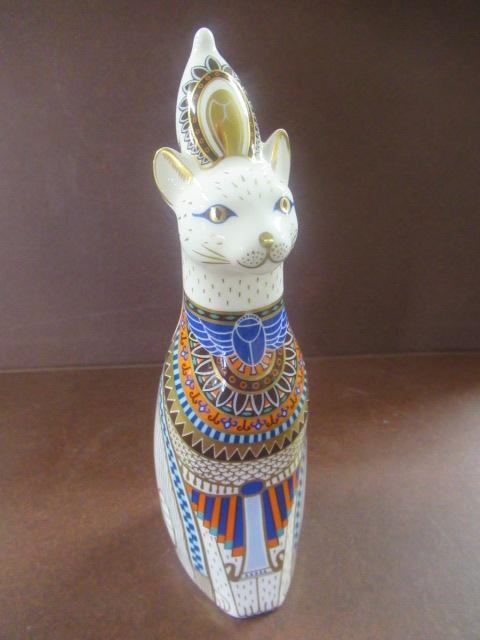 ROYAL CROWN DERBY EGYPTIAN CAT Image