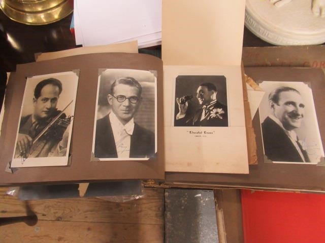 VINTAGE AUTOGRAPH ALBUM AND EPHEMERA WITH SIGNATURES OF LAURA LA PLANTE EDMUND GWEN AND MAX MILLER Image