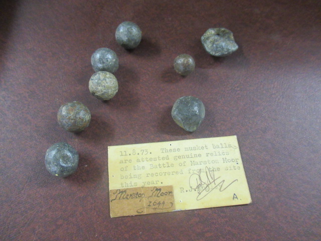 COLLECTION OF MUSKET BALLS FROM ENGLISH AND AMERICAN CIVIL WARS ETC Image