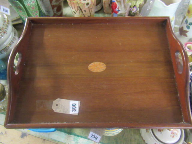 INLAID WOODEN TRAY Image