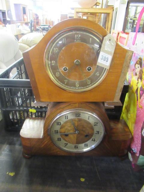 ART DECO AND ANOTHER CLOCK Image