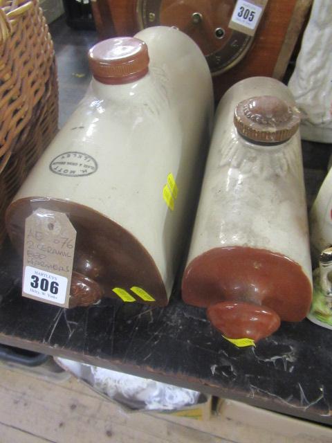 TWO CERAMIC BED WARMERS Image