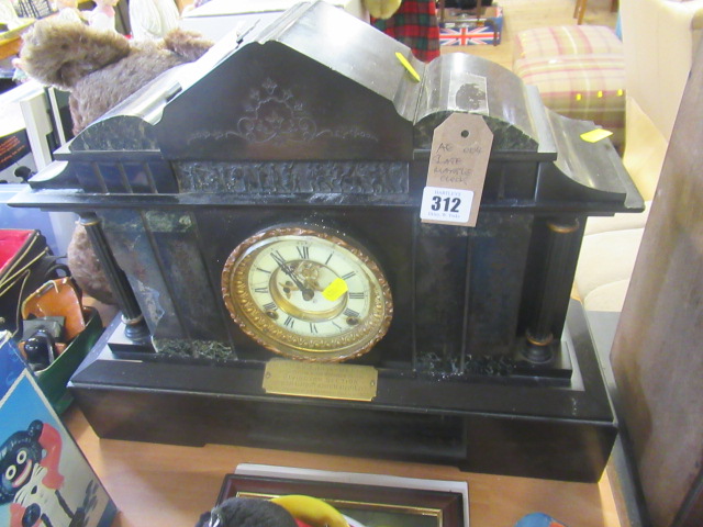 SLATE MANTLE CLOCK Image