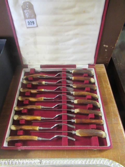 CASED KNIVES AND FORKS Image