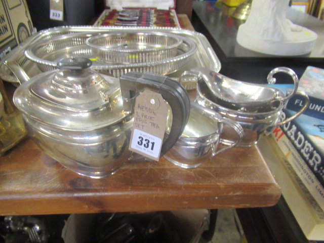 FOUR PIECE EPNS TEA SET Image