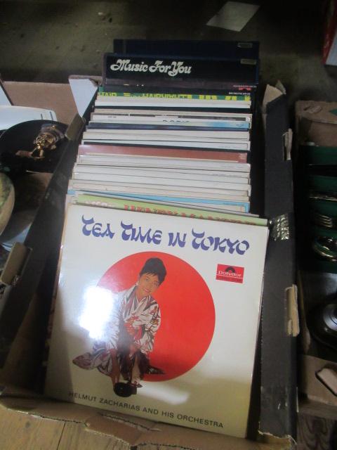 BOX OF LP RECORDS Image