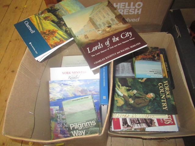 TWO BOXES OF LOCAL HISTORY BOOKS Image
