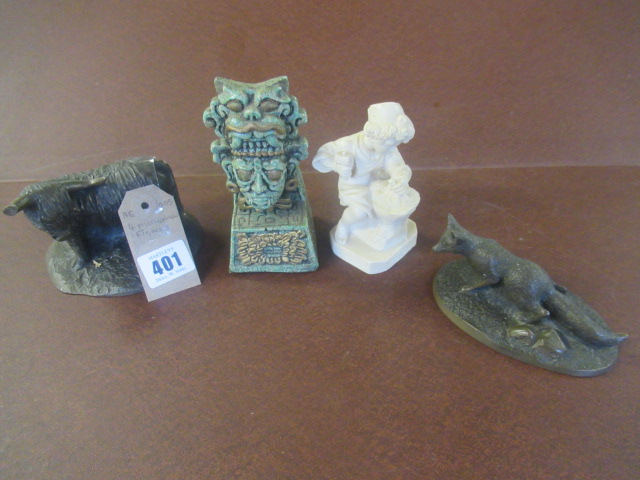 FOUR MISCELLANEOUS FIGURES Image