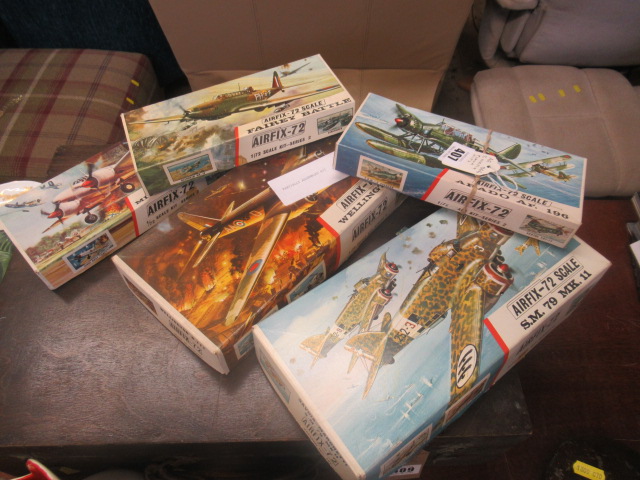 FIVE AIRFIX PLANE KITS Image