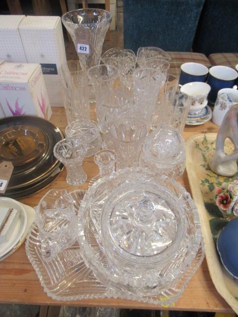 QUANTITY OF CRYSTAL GLASS Image