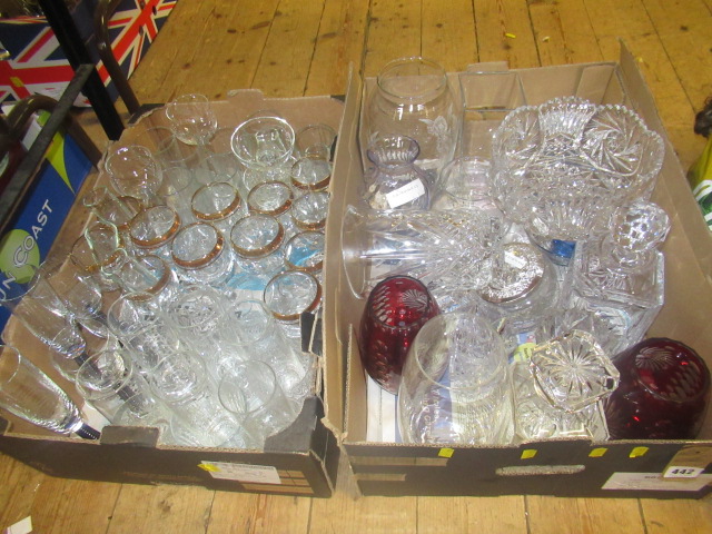 TWO BOXES OF GLASS Image
