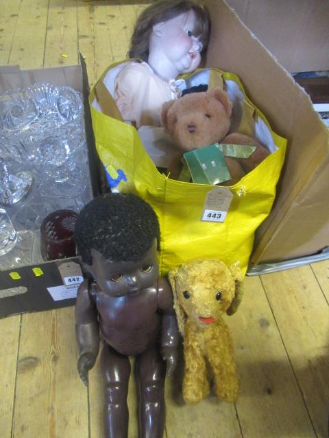 BAG OF DOLLS AND TEDDY BEARS Image