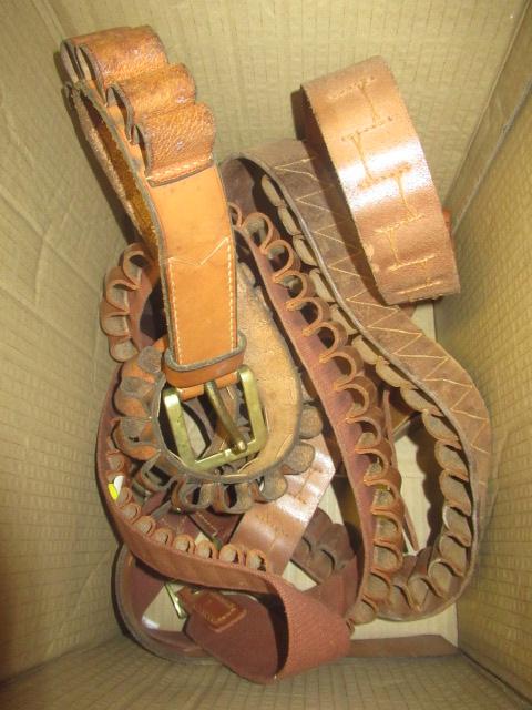 BOX OF GUN CARTRIDGE BELTS Image