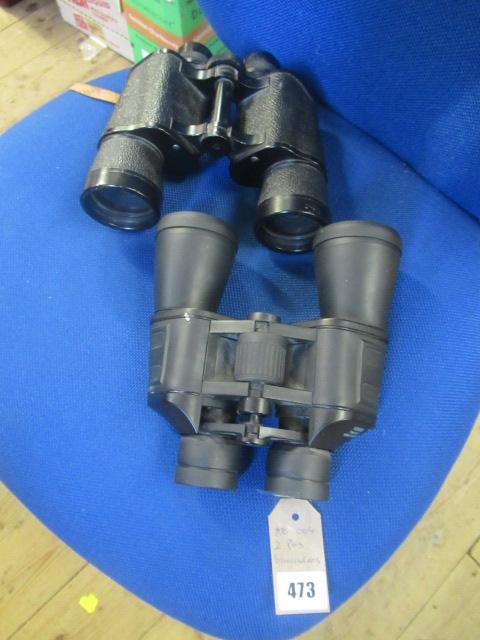 TWO PAIRS OF BINOCULARS Image