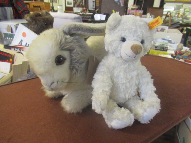 TWO STEIFF TEDDY BEARS Image