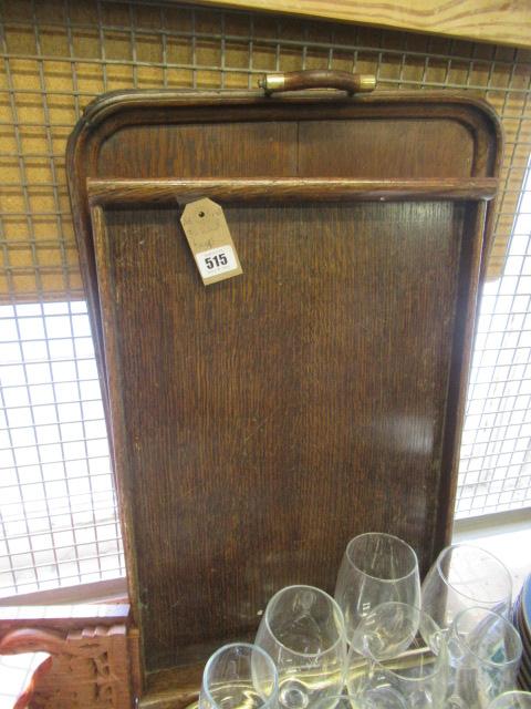THREE WOODEN TRAYS Image