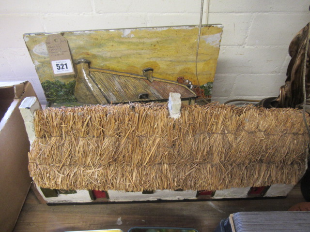 BURNS COTTAGE MODEL AND WALL PLAQUE Image