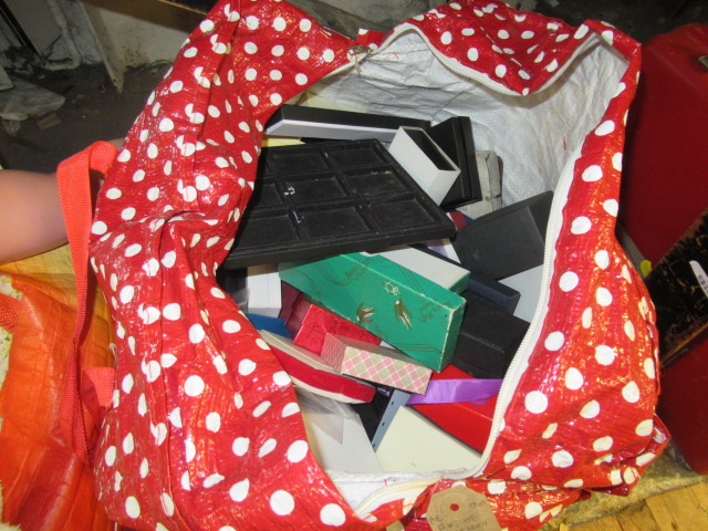 BAG OF JEWELLERY BOXES Image