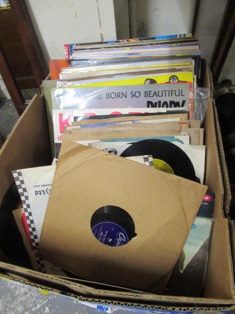 BOX OF LP RECORDS Image