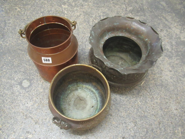COPPER POT AND TWO OTHERS Image