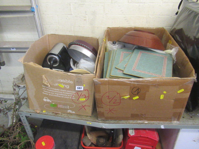 TWO BOXES OF KITCHEN WARE Image
