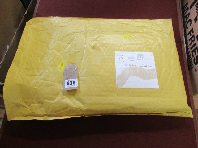 LARGE ENVELOPE OF EARLY WORLD STAMPS Image