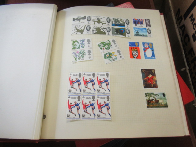 FOUR GB STAMP ALBUMS Image
