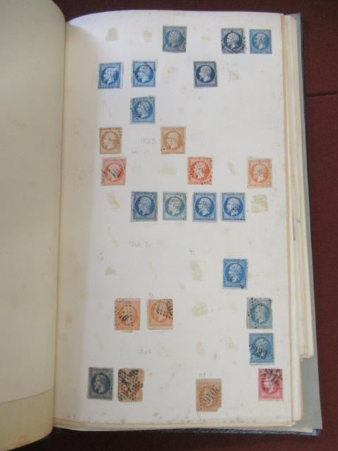 ALBUM OF FRENCH STAMPS 1849-1940 ETC Image