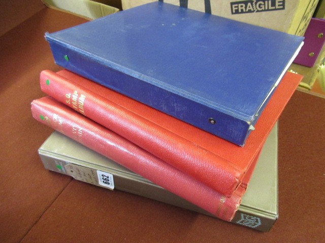 FOUR ALBUMS OF MINT AND USED WORLD STAMPS Image