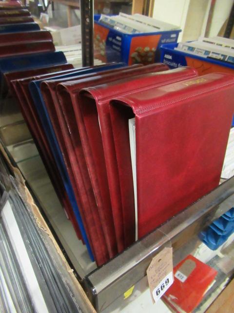 NINE FOLDER OF DECIMAL JERSEY FIRST DAY COVERS Image