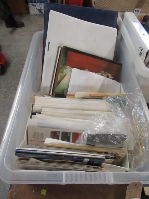 BOX OF MINT DECIMAL FIRST DAY COVERS ETC Image