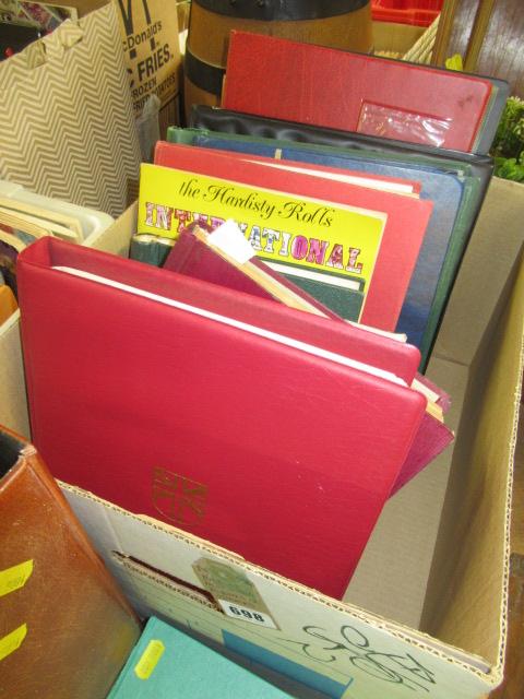 BOX OF MINT AND USED STAMPS Image