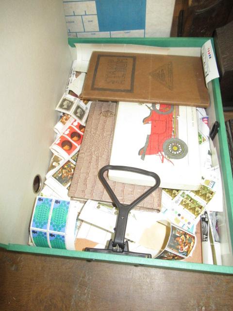LARGE BOX OF STAMPS Image
