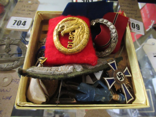 BOX OF MEDALS ETC Image