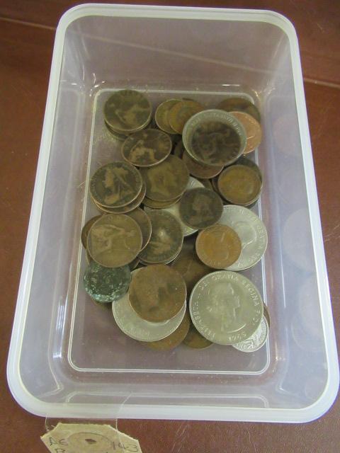 BOX OF COINS Image