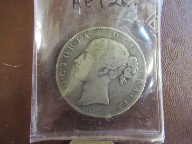 SILVER 1844 CROWN Image