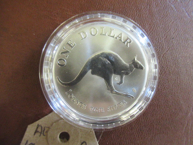 1993 SILVER ONE OUNCE AUSTRALIAN DOLLAR COIN Image