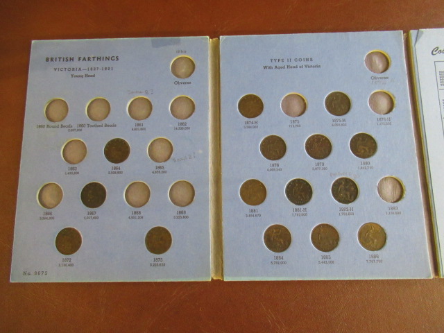 CASED VICTORIAN FARTHING COLLECTION Image