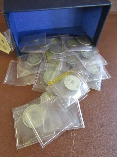 BOX OF VICTORIAN AND LATER SILVER COINAGE Image